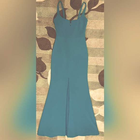 Likely Constance Gown in Mermaid Silhouette in Harbor Blue - Picture 6 of 8